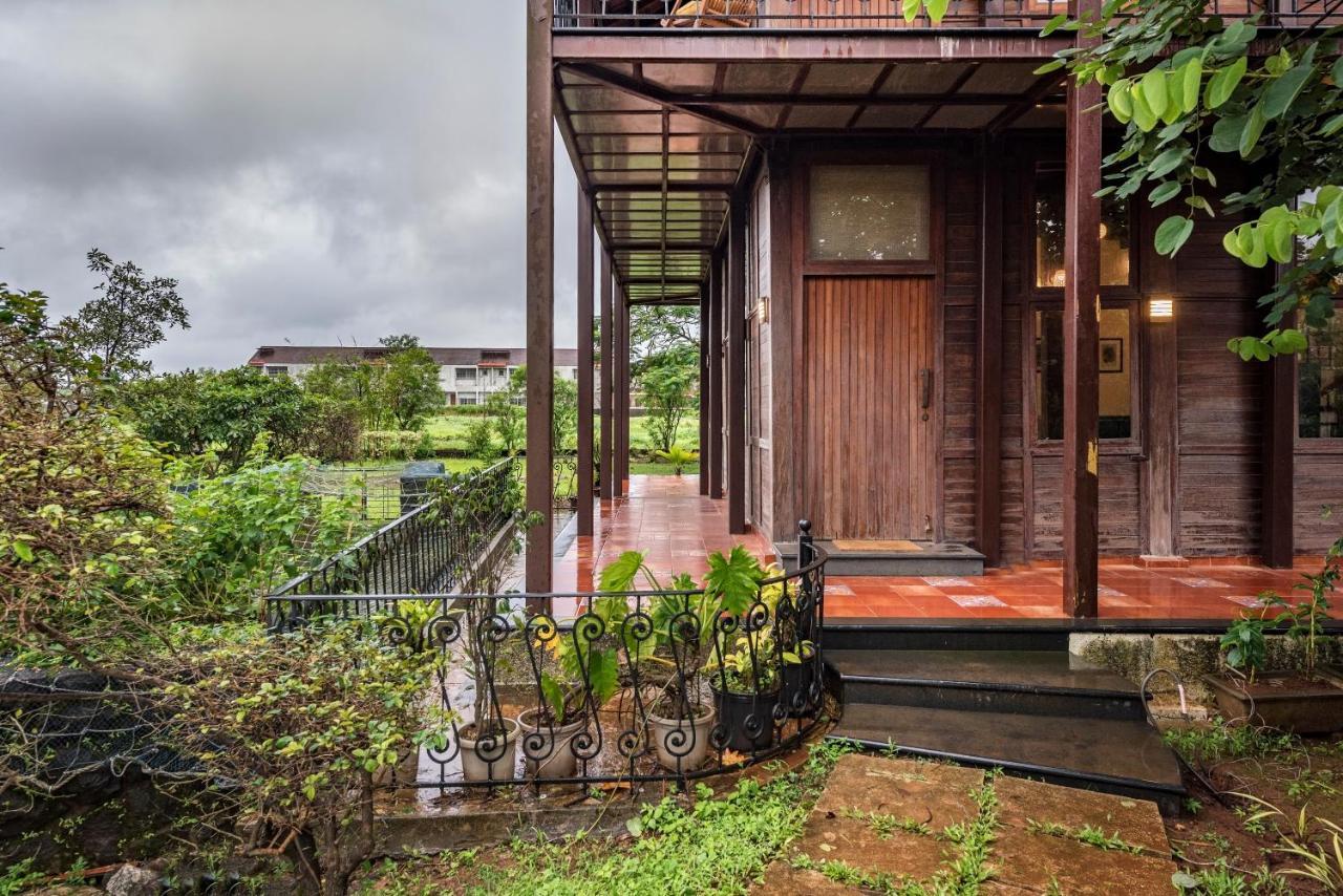 Saffronstays Boulevard Loghouse - A Wooden Chalet Amidst Nature Kārli Buitenkant foto