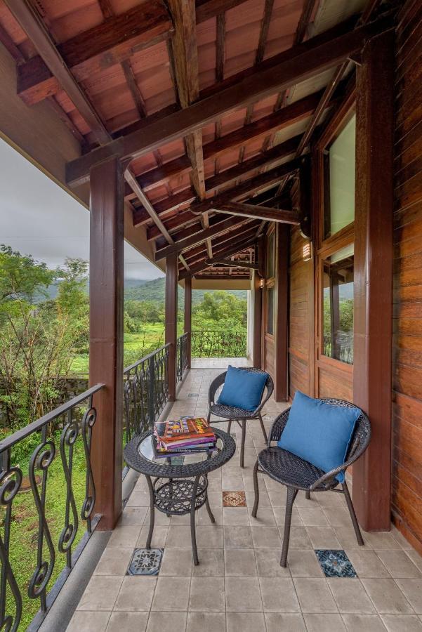 Saffronstays Boulevard Loghouse - A Wooden Chalet Amidst Nature Kārli Buitenkant foto